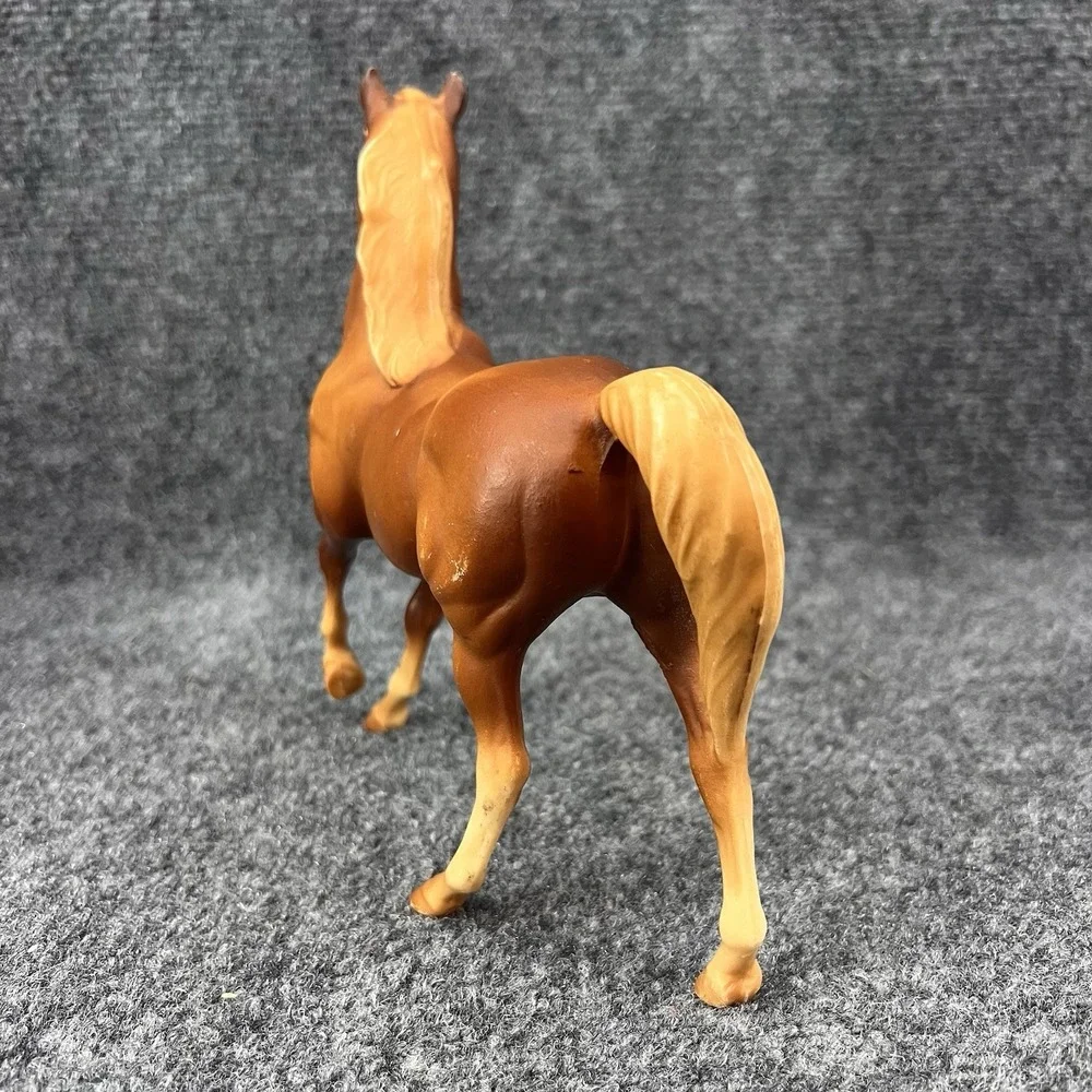 Breyer Classic Arabian Family - Chestnut Stallion #3055 Flaxen Mane Tan Star 70s